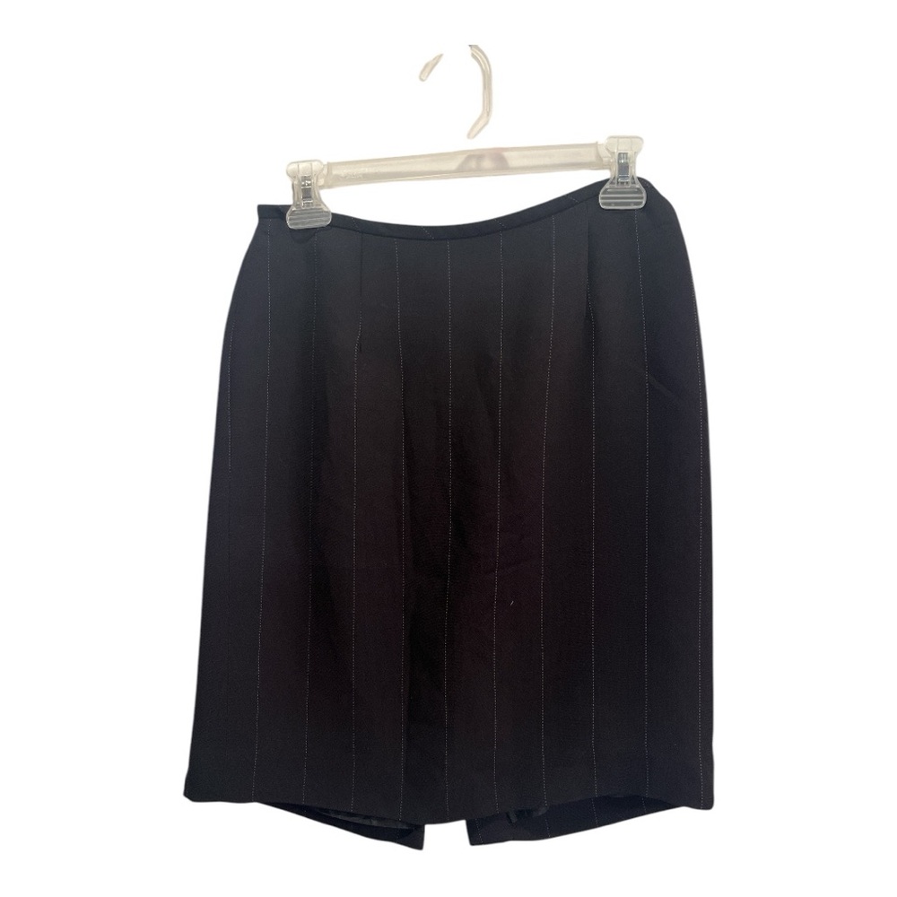 Loft Black Pinstripe Skirt. Size 8P